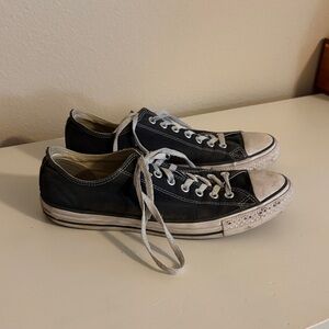 Converse Black and White Low-Top Sneakers